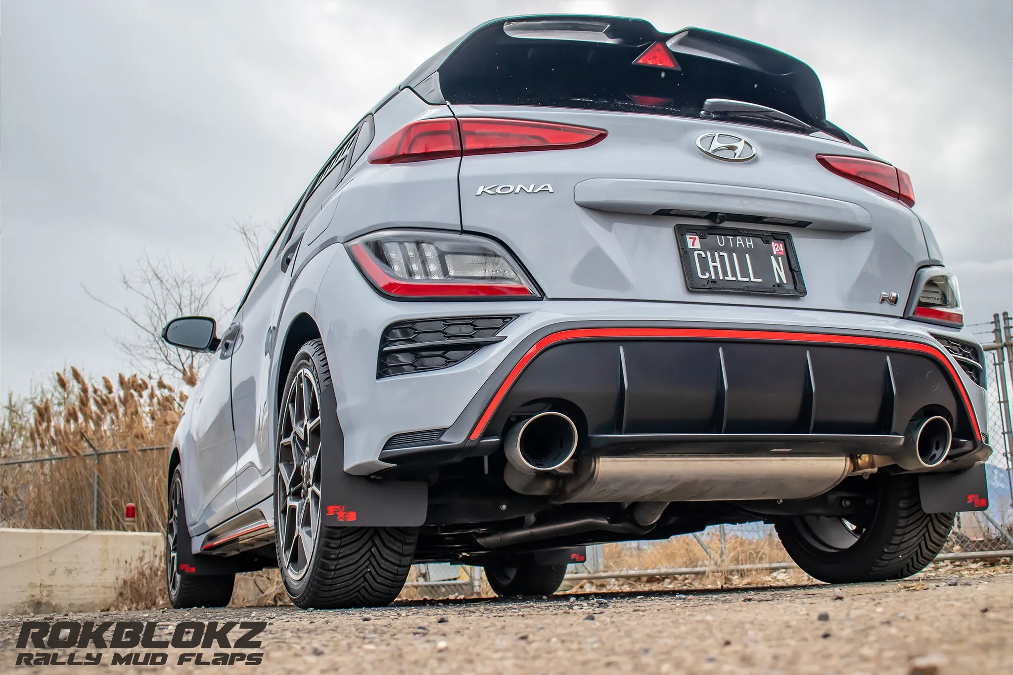 Hyundai Kona 2018-2023 Rally Mud Flaps