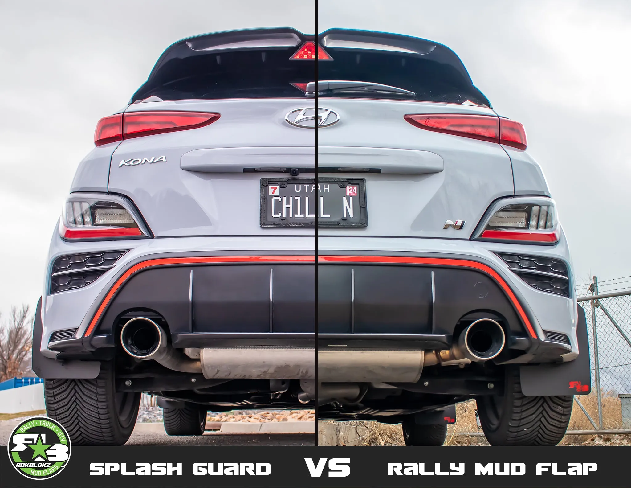 Hyundai Kona 2018-2023 Splash Guards