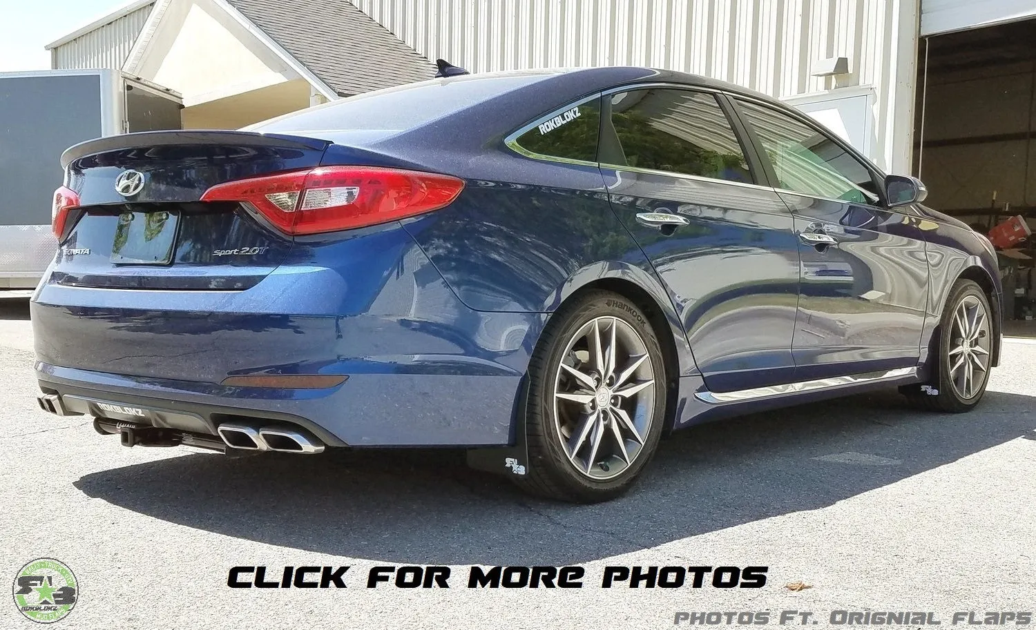 Hyundai Sonata 2015-2019 Rally Mud Flaps