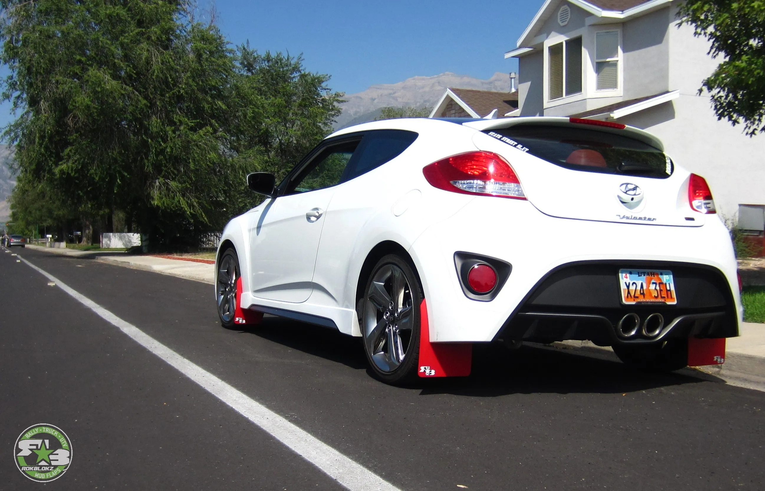 Hyundai Veloster 2012-2018 Rally Mud Flaps