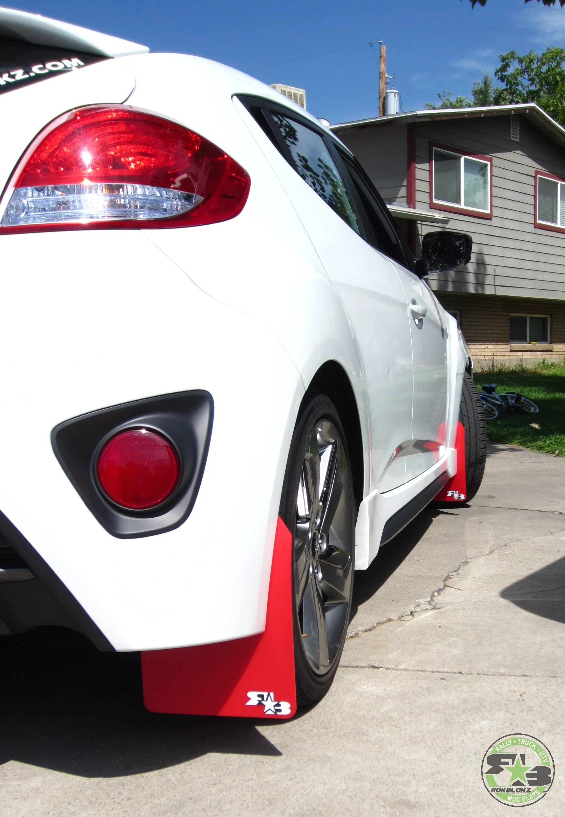 Hyundai Veloster 2012-2018 Rally Mud Flaps