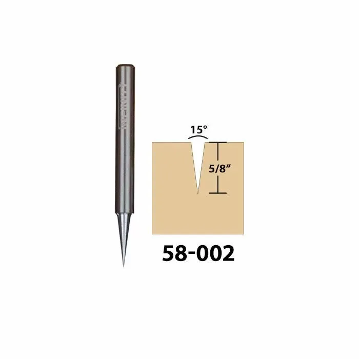Infinity Tools 1/4" Shank Engraving V-Groove C.N.C. Router Bits