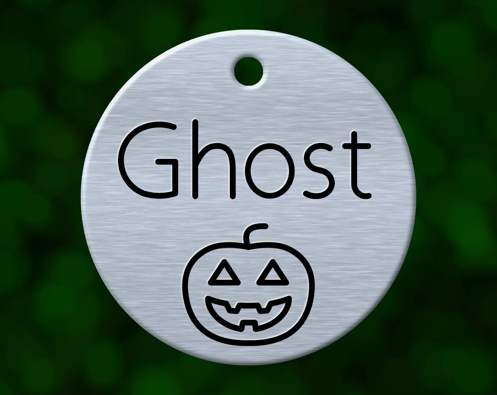 Jack O'Lantern Dog Tag