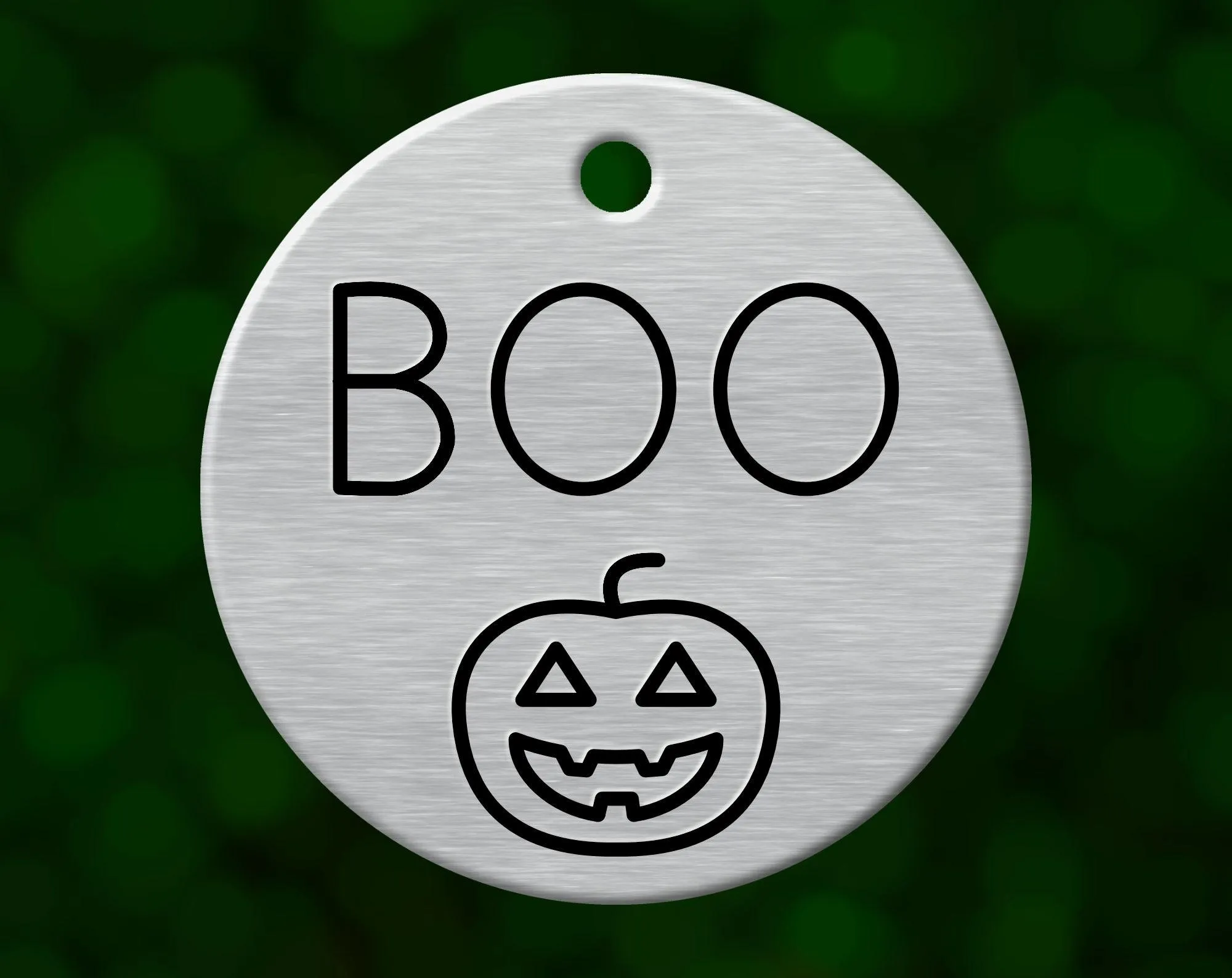 Jack O'Lantern Dog Tag