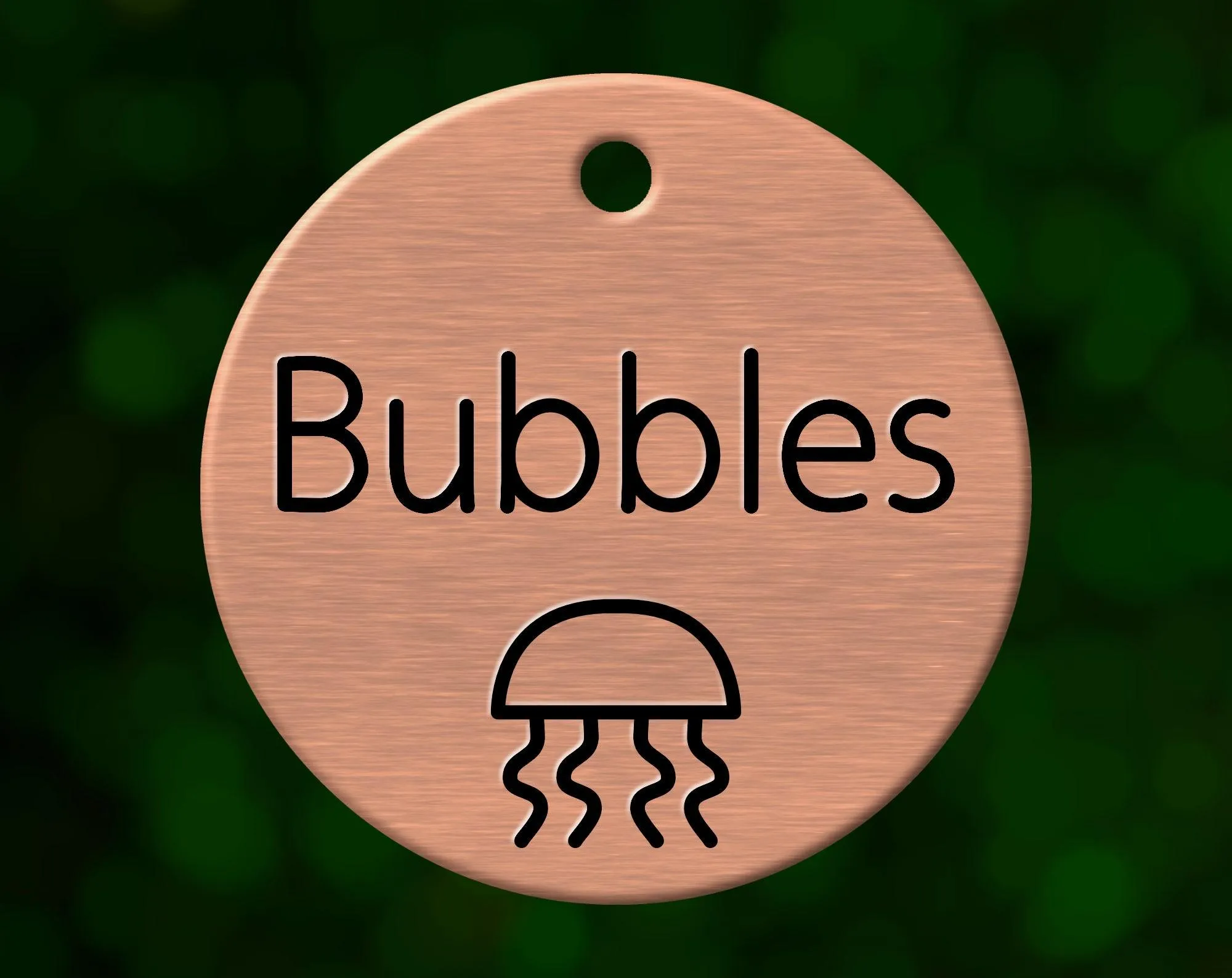 Jellyfish Dog Tag