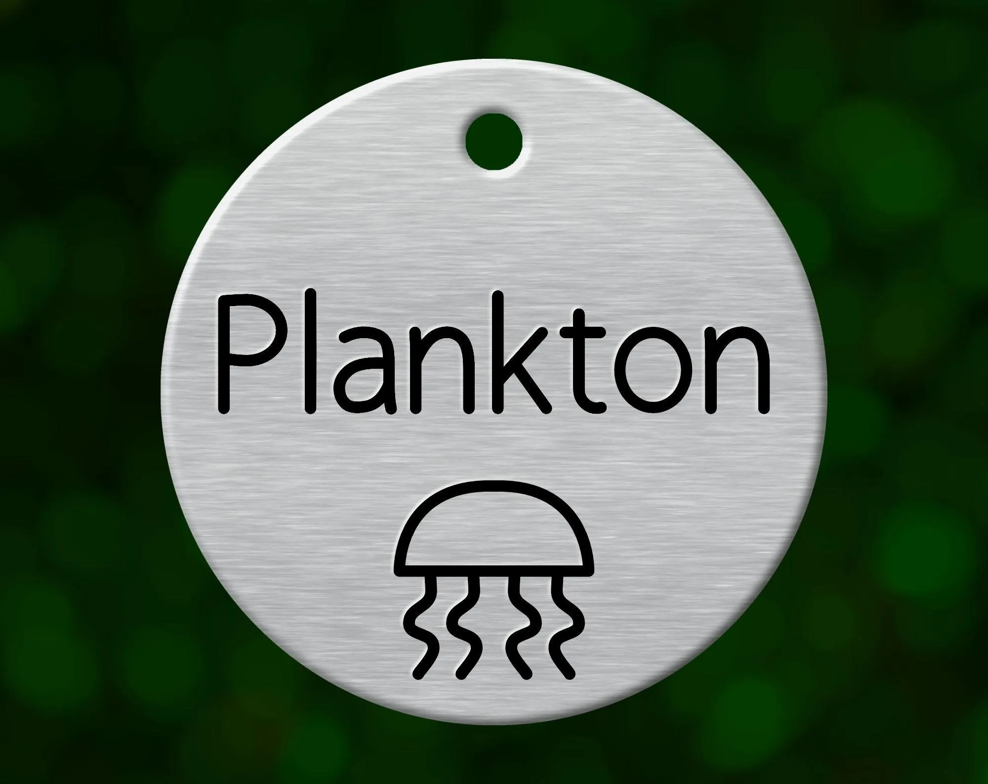 Jellyfish Dog Tag