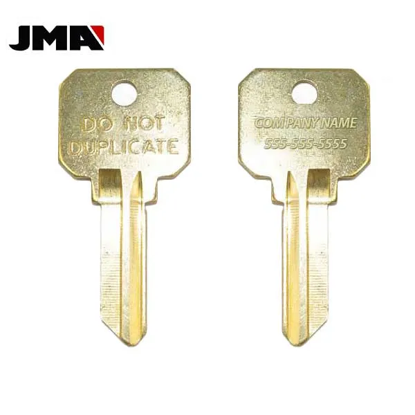 JMA - Custom Personalized Engraved - SC1 (Do Not Duplicate) Key  Blanks ( PACK OF 500 )