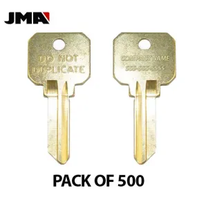 JMA - Custom Personalized Engraved - SC1 (Do Not Duplicate) Key  Blanks ( PACK OF 500 )