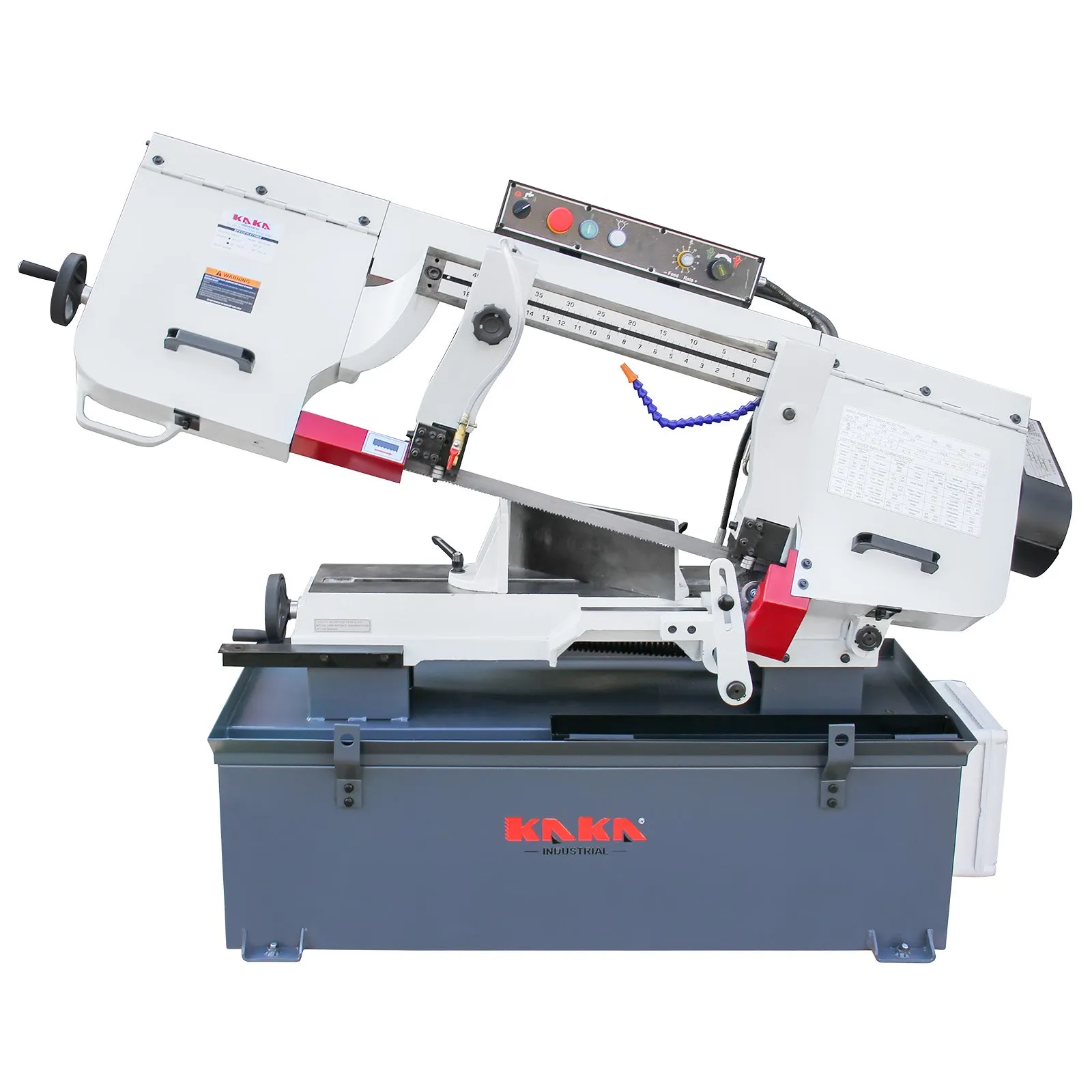 KAKA Industrial BS-1018B, 10" horizontal bandsaw 220V-60HZ-1PH Metal Cutting Band Saw, Solid Design Metal Bandsaw, Horizontal Bandsaw, High Precision Metal Band Saw, Space Saver Band Saw