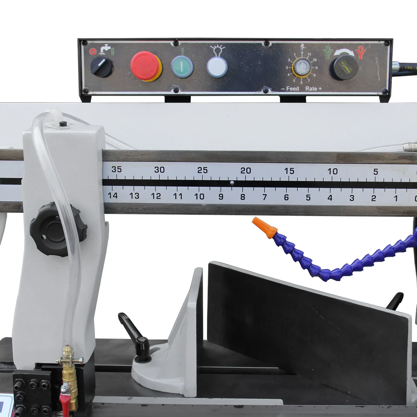 KAKA Industrial BS-1018B, 10" horizontal bandsaw 220V-60HZ-1PH Metal Cutting Band Saw, Solid Design Metal Bandsaw, Horizontal Bandsaw, High Precision Metal Band Saw, Space Saver Band Saw