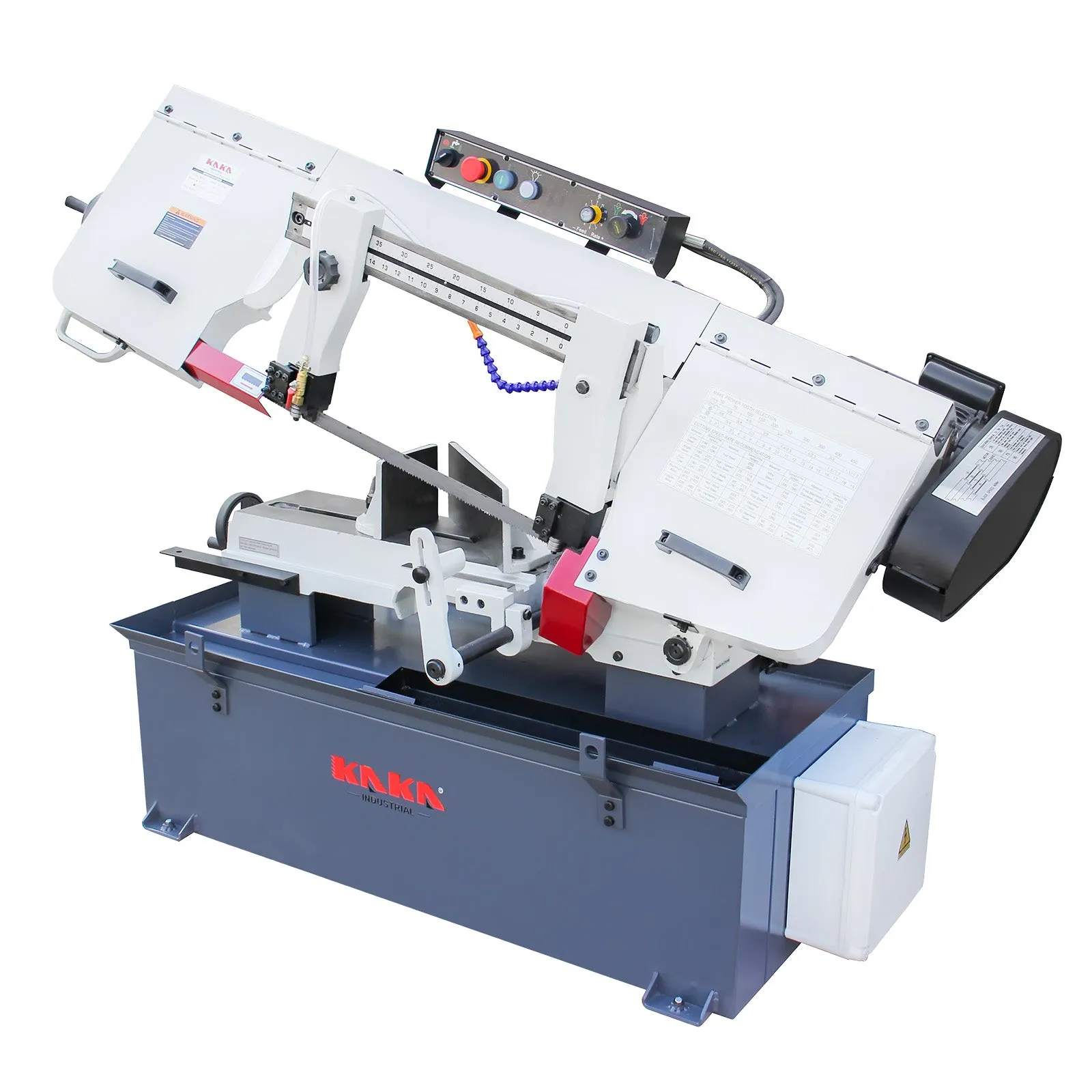 KAKA Industrial BS-1018B, 10" horizontal bandsaw 220V-60HZ-1PH Metal Cutting Band Saw, Solid Design Metal Bandsaw, Horizontal Bandsaw, High Precision Metal Band Saw, Space Saver Band Saw
