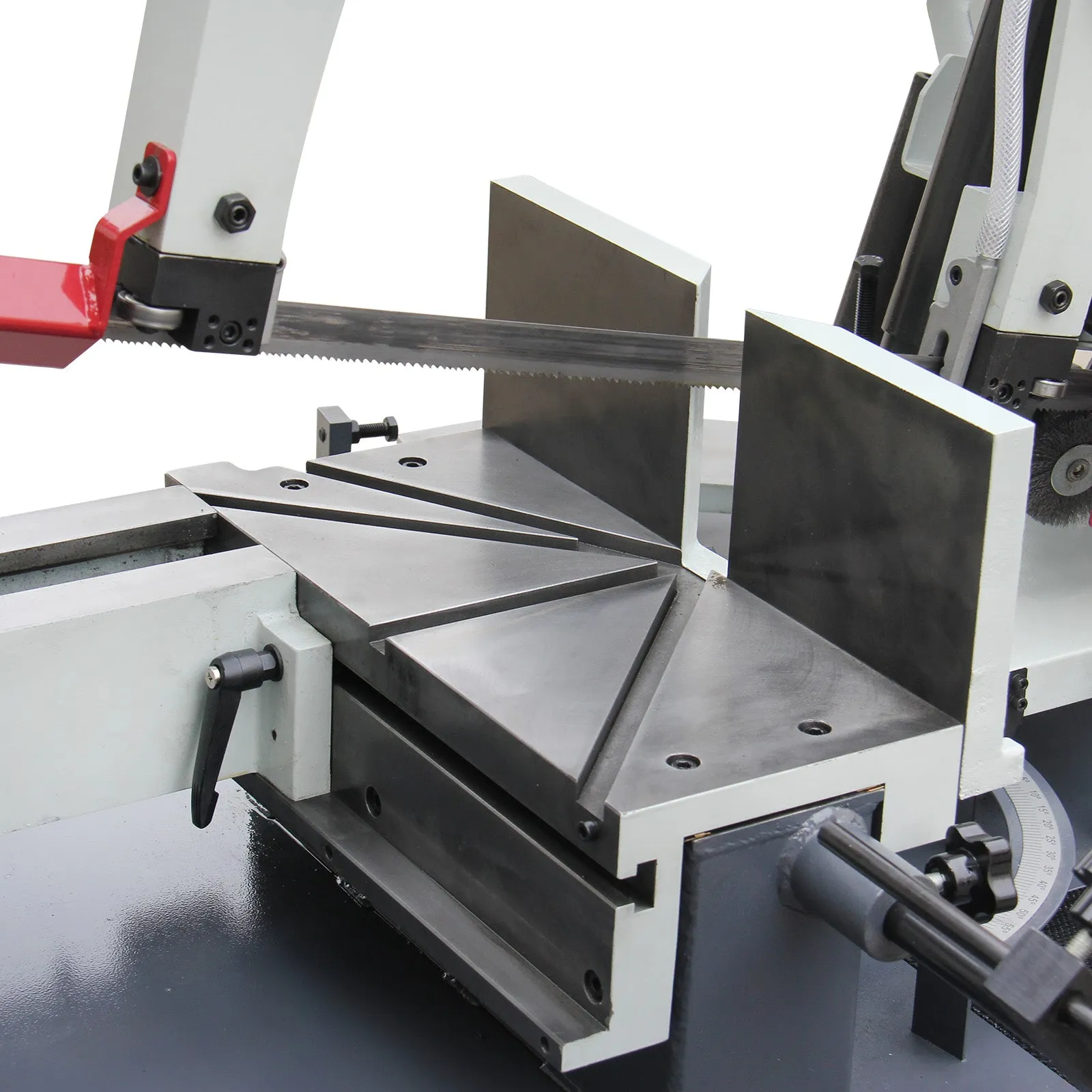 KAKA Industrial BS-1018T Dual Miter Metal Cutting Band Saw 10.2”x16.9” Capacity 2 HP power Horizontal Bandsaw with 220V Single phase