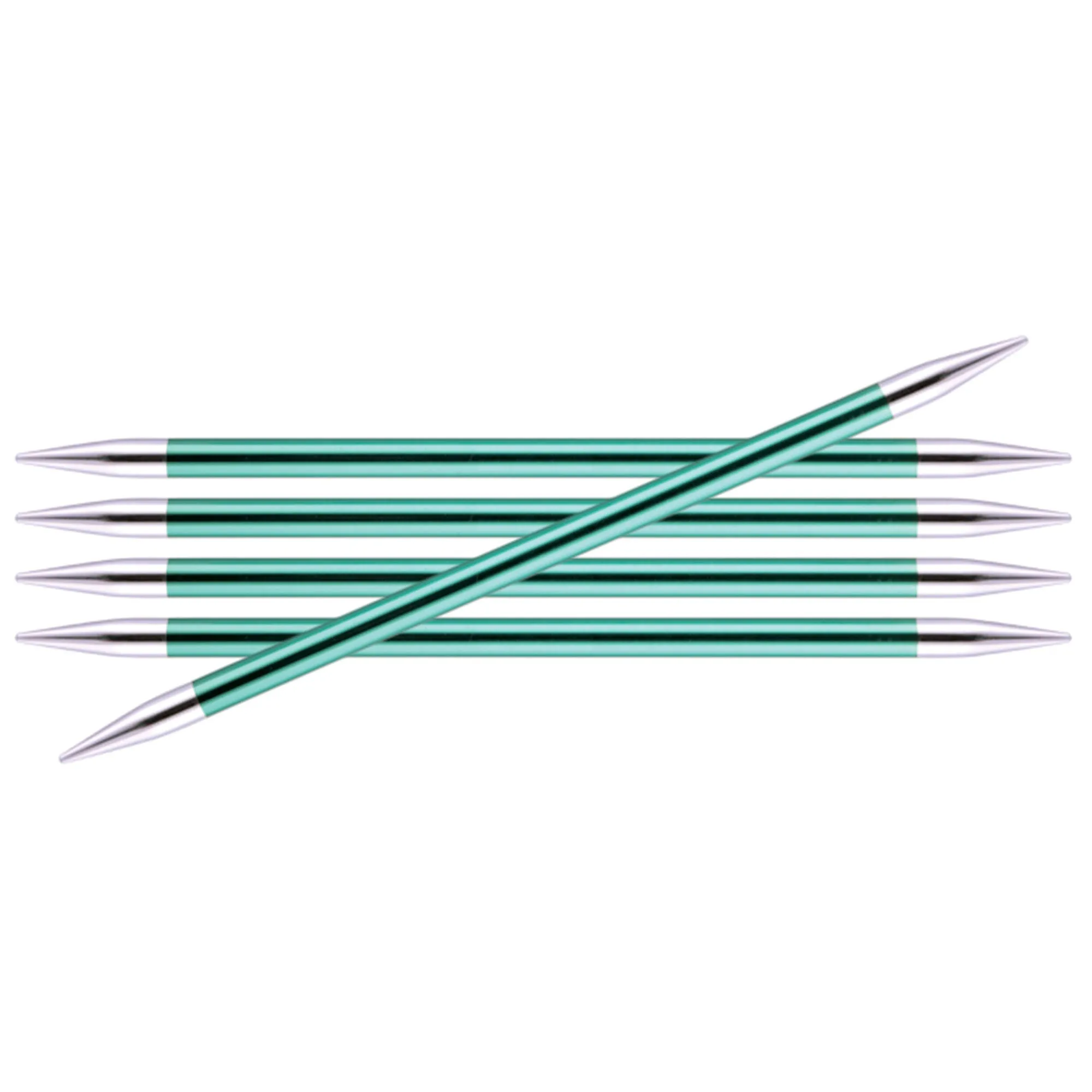 KnitPro Zing Double Pointed Needles - US 11 (8.00mm) - 6" Emerald