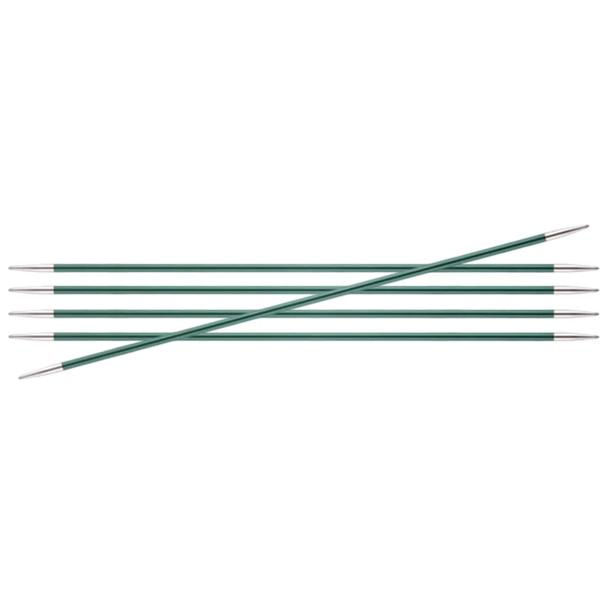 KnitPro Zing Double Pointed Needles - US 2.5 (3.0mm) - 6" Jade
