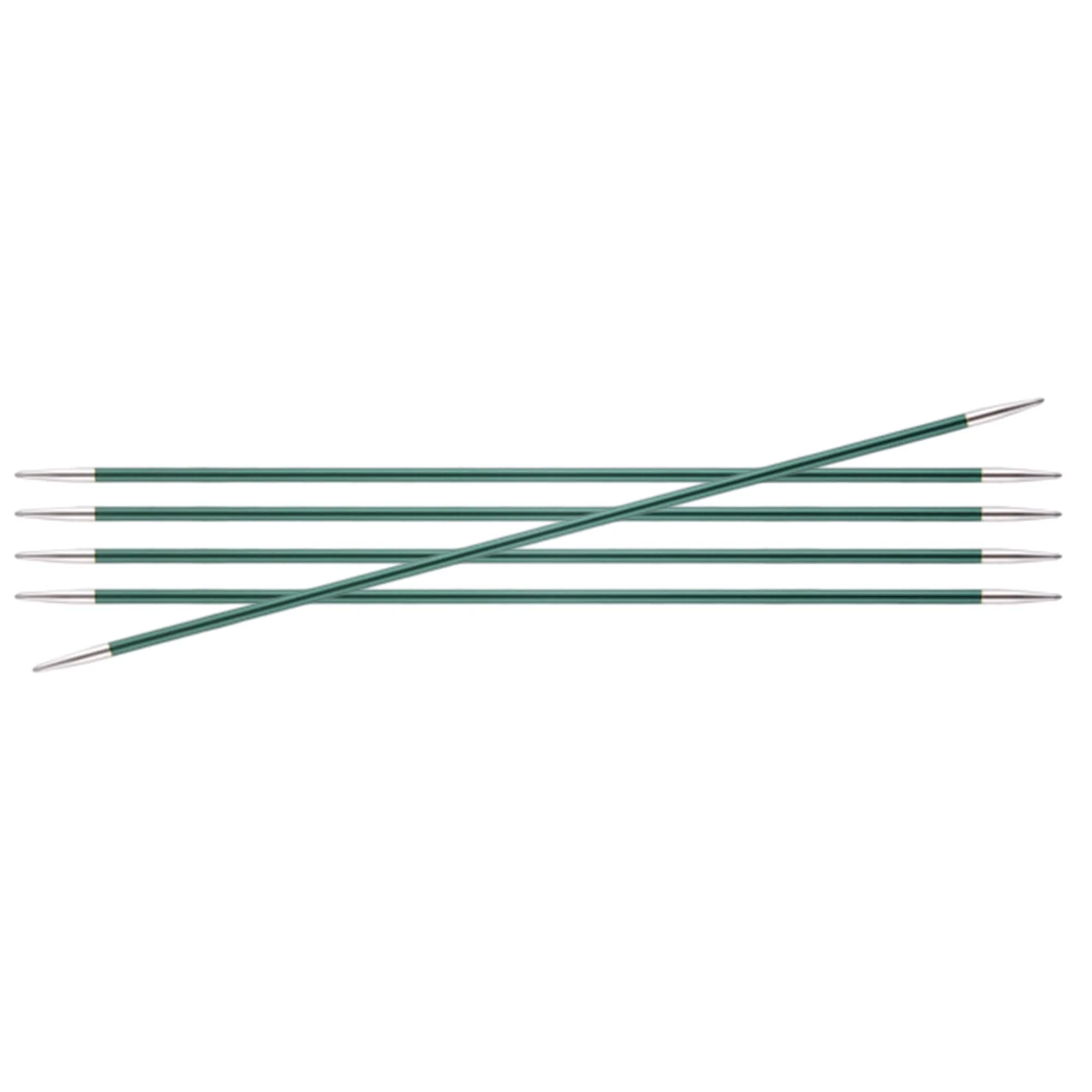 KnitPro Zing Double Pointed Needles - US 2.5 (3.0mm) - 6" Jade