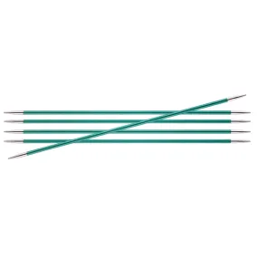 KnitPro Zing Double Pointed Needles - US 3 (3.25mm) - 6" Emerald