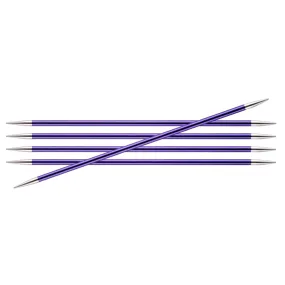 KnitPro Zing Double Pointed Needles - US 5 (3.75mm) - 8" Amethyst