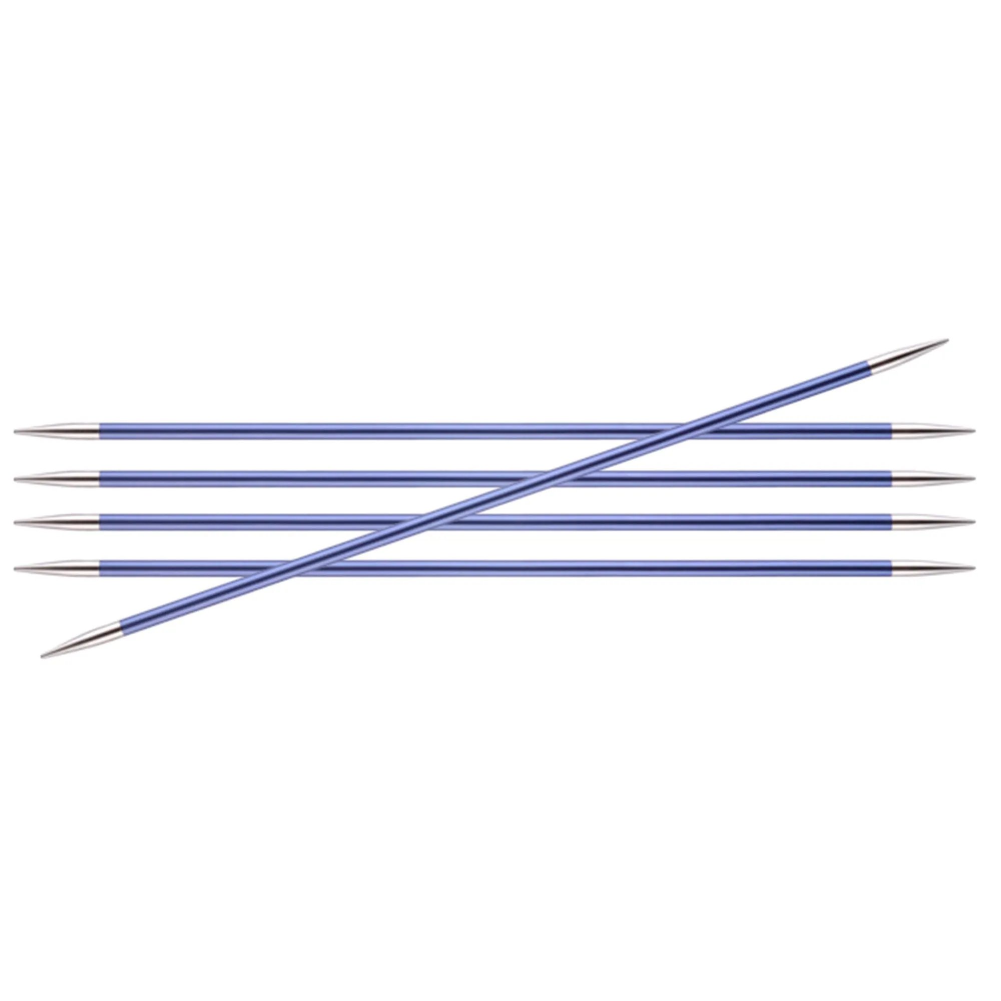KnitPro Zing Double Pointed Needles - US 7 (4.5mm) - 6" Iolite