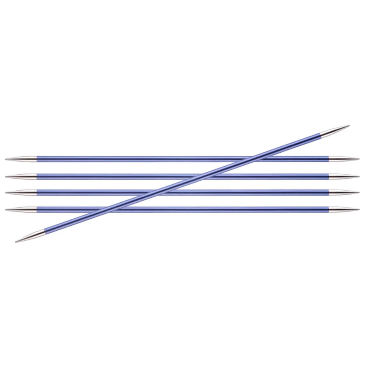 KnitPro Zing Double Pointed Needles - US 7 (4.5mm) - 6" Iolite