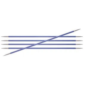 KnitPro Zing Double Pointed Needles - US 7 (4.5mm) - 8" Iolite