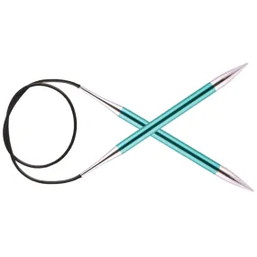 KnitPro Zing Fixed Circular Needles - US 11 (8.0mm) - 32" Emerald