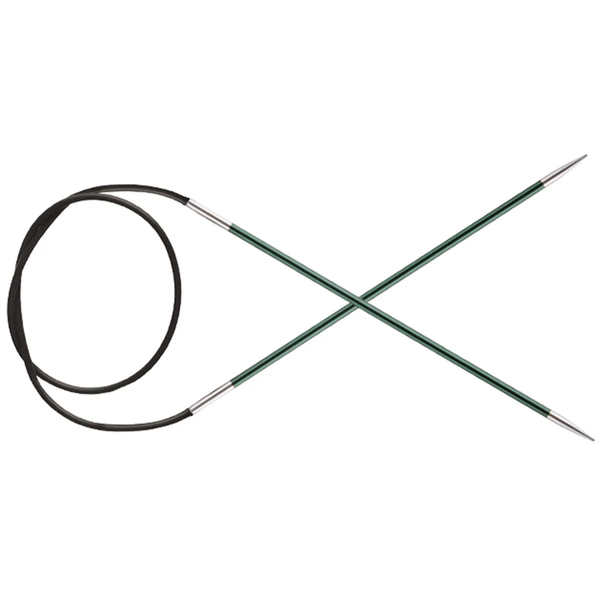 KnitPro Zing Fixed Circular Needles - US 2.5 (3.0mm) - 32" Jade