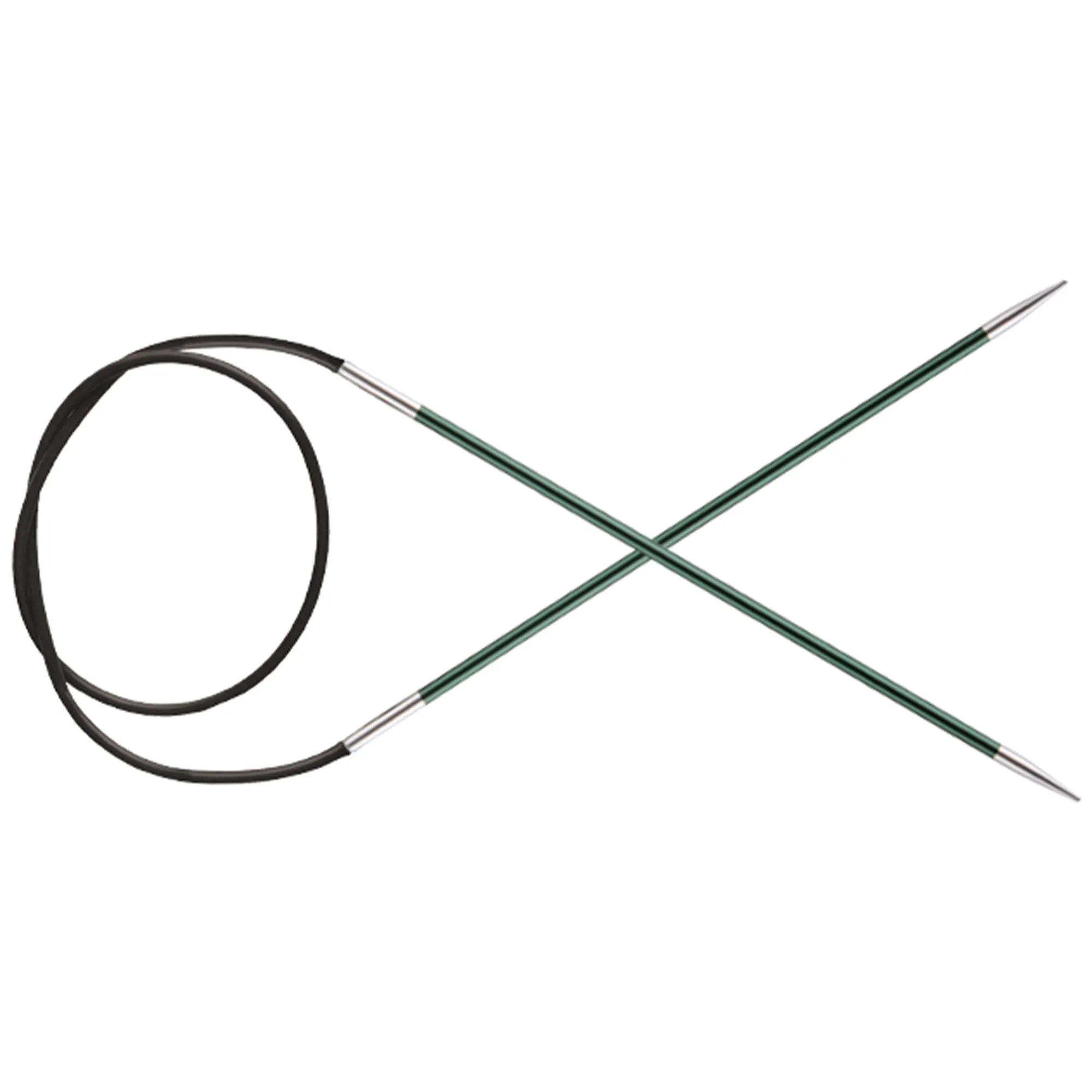 KnitPro Zing Fixed Circular Needles - US 2.5 (3.0mm) - 32" Jade