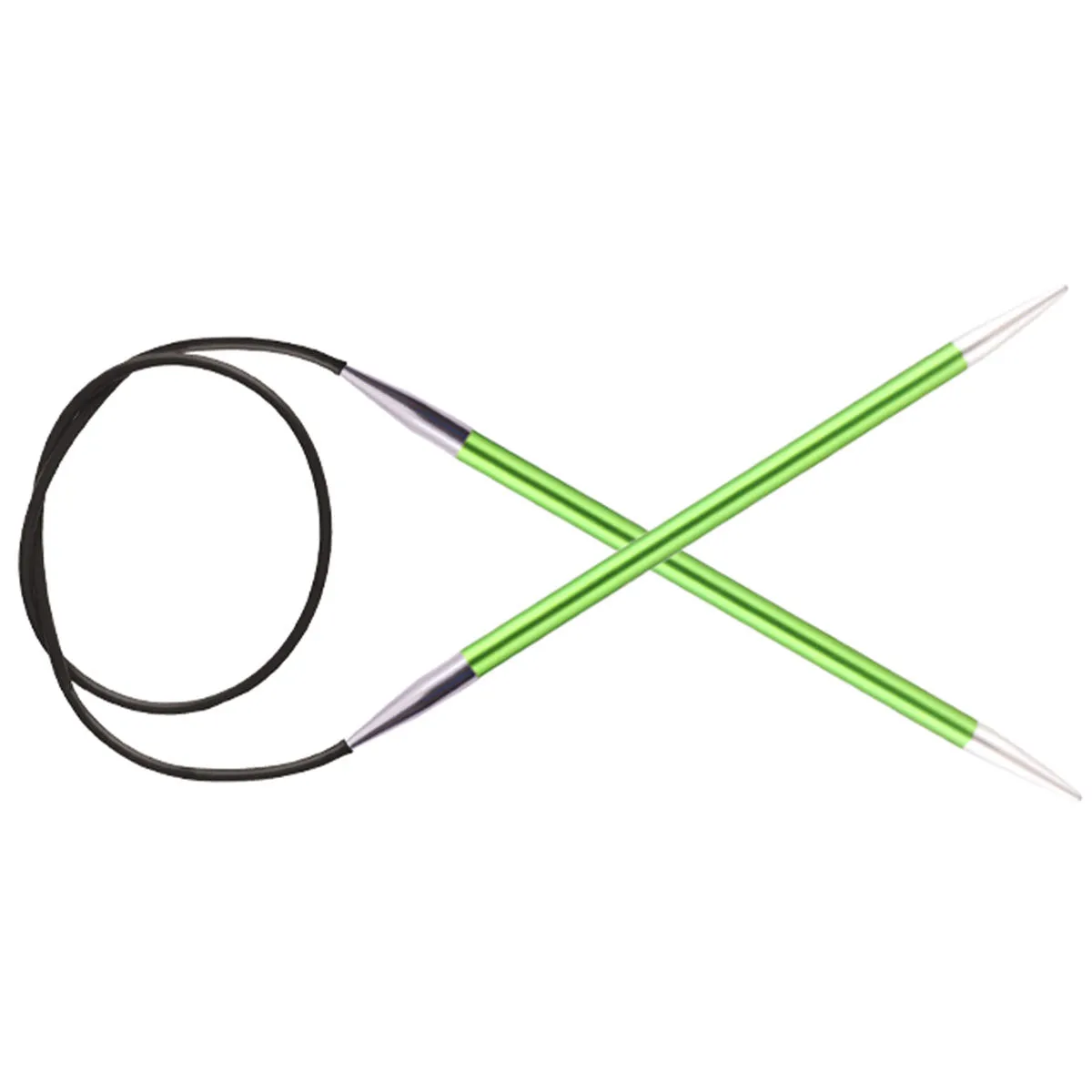 KnitPro Zing Fixed Circular Needles - US 4 (3.5mm) - 16" Chrysolite