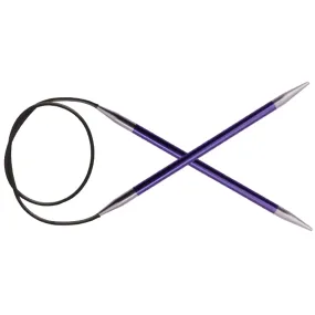KnitPro Zing Fixed Circular Needles - US 5 (3.75mm) - 24" Amethyst