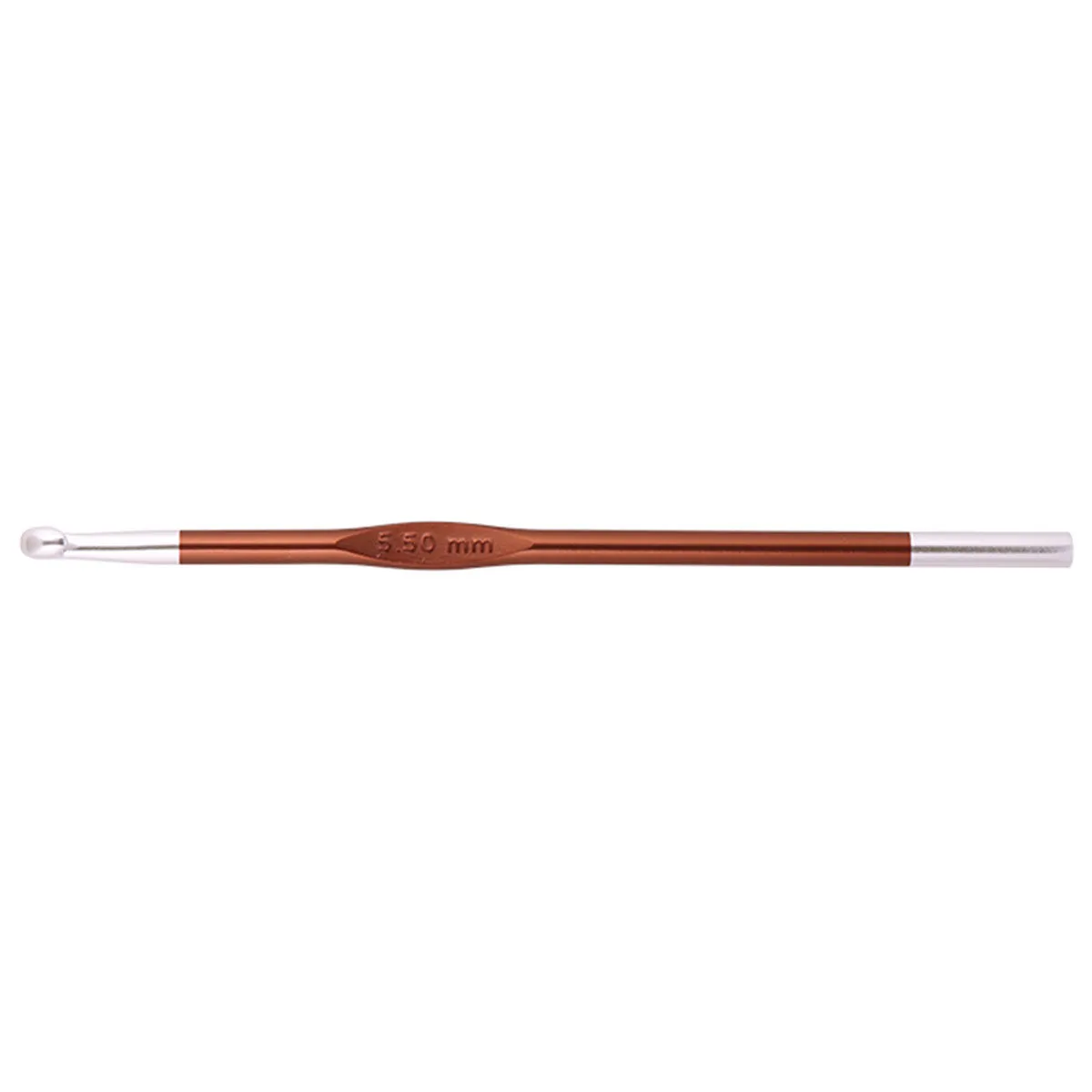KnitPro Zing Single End Crochet Hooks - 5.50mm (I) Sienna