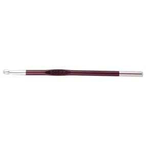 KnitPro Zing Single End Crochet Hooks - 6.00mm (J) Purple Velvet