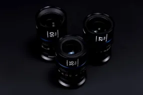 Laowa Nanomorph S35 Prime 3-Lens Bundle
 (27mm, 35mm, 50mm) (Blue) - (Cine) MFT