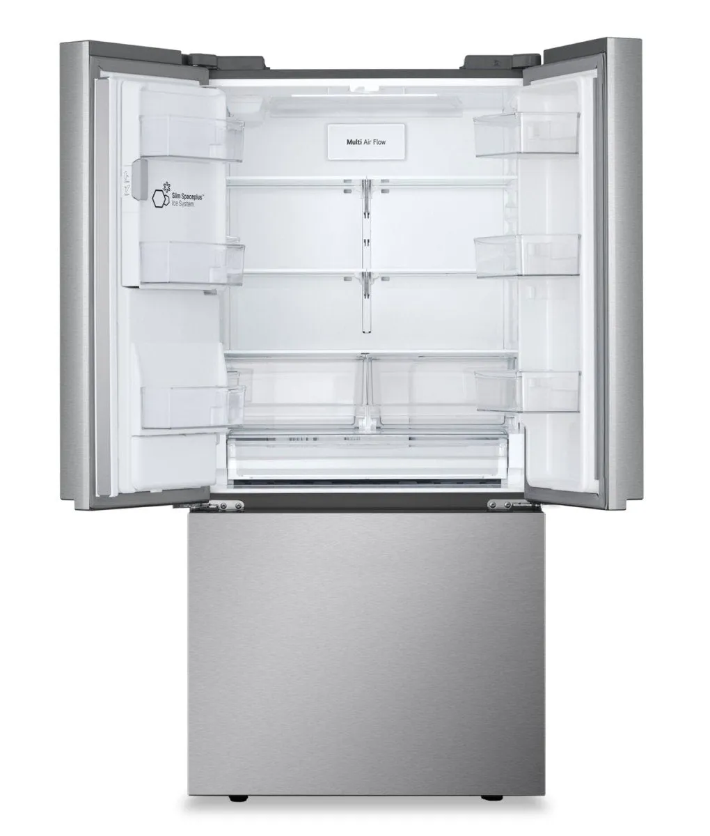 LF25S6330S - REFRIGERATORS - LG - French 3-Door - Stainless Steel - Open Box