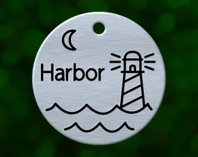 Lighthouse Dog Tag