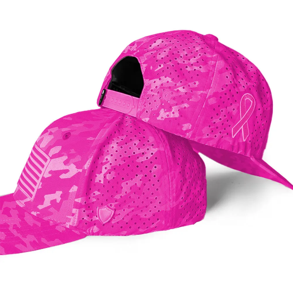 Limited Edition Performance Snapback | Pink Battle | Geo-Camo | Bright Pink