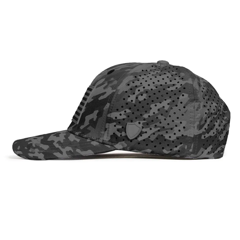Limited Edition Performance Snapback | Pink Battle | Geo-Camo | Grey PreOrder