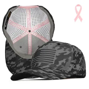 Limited Edition Performance Snapback | Pink Battle | Geo-Camo | Grey