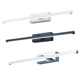 Lineal LED Vanity Light CCT Small 8w White, Black, Chrome