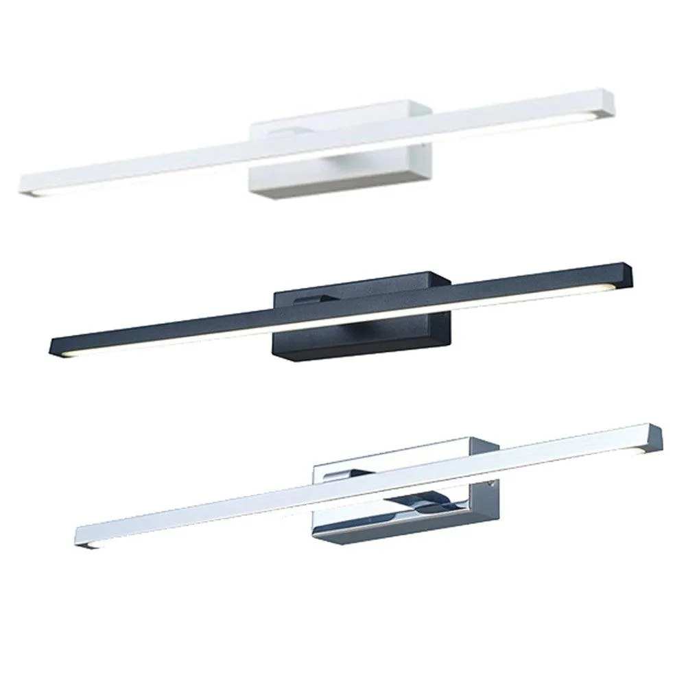 Lineal LED Vanity Light CCT Small 8w White, Black, Chrome