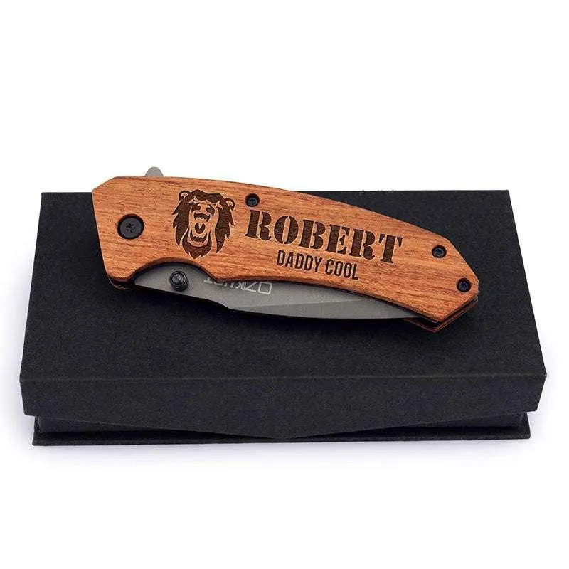 Logo Engraved Custom Knife