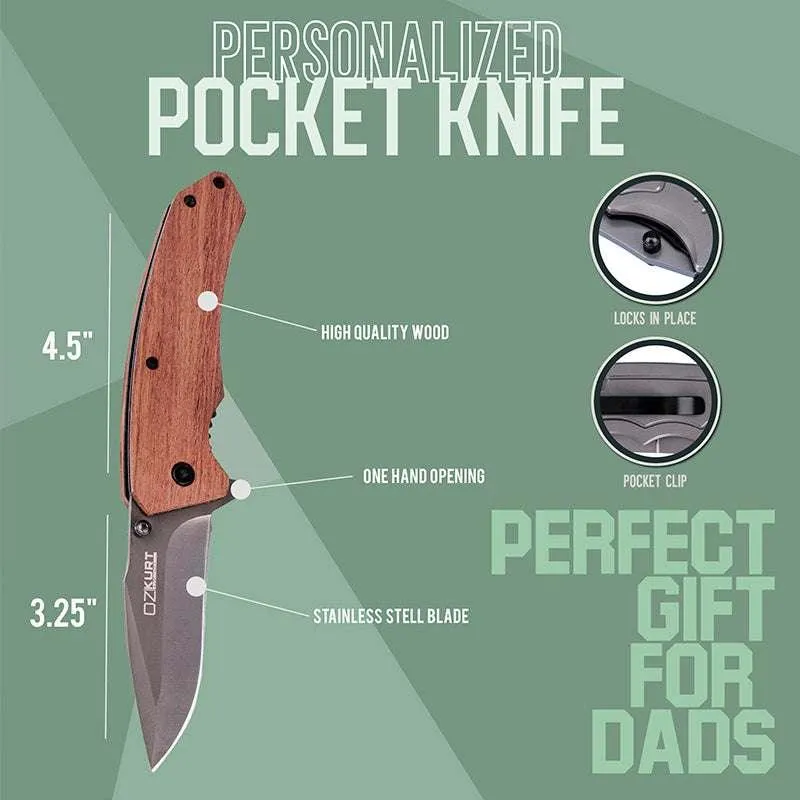 Logo Engraved Custom Knife