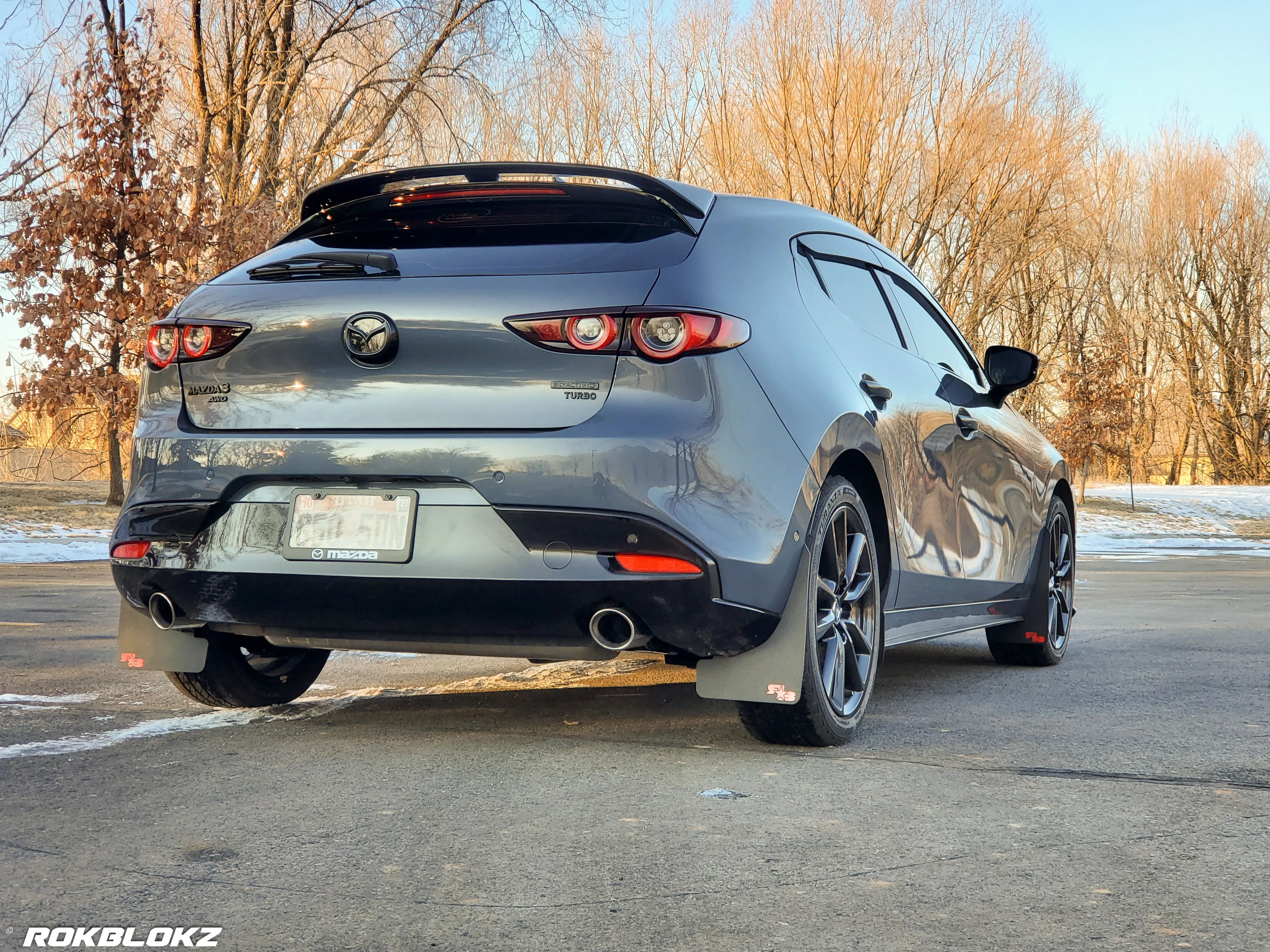 MAZDA3 Hatchback 2019  Rally Mud Flaps