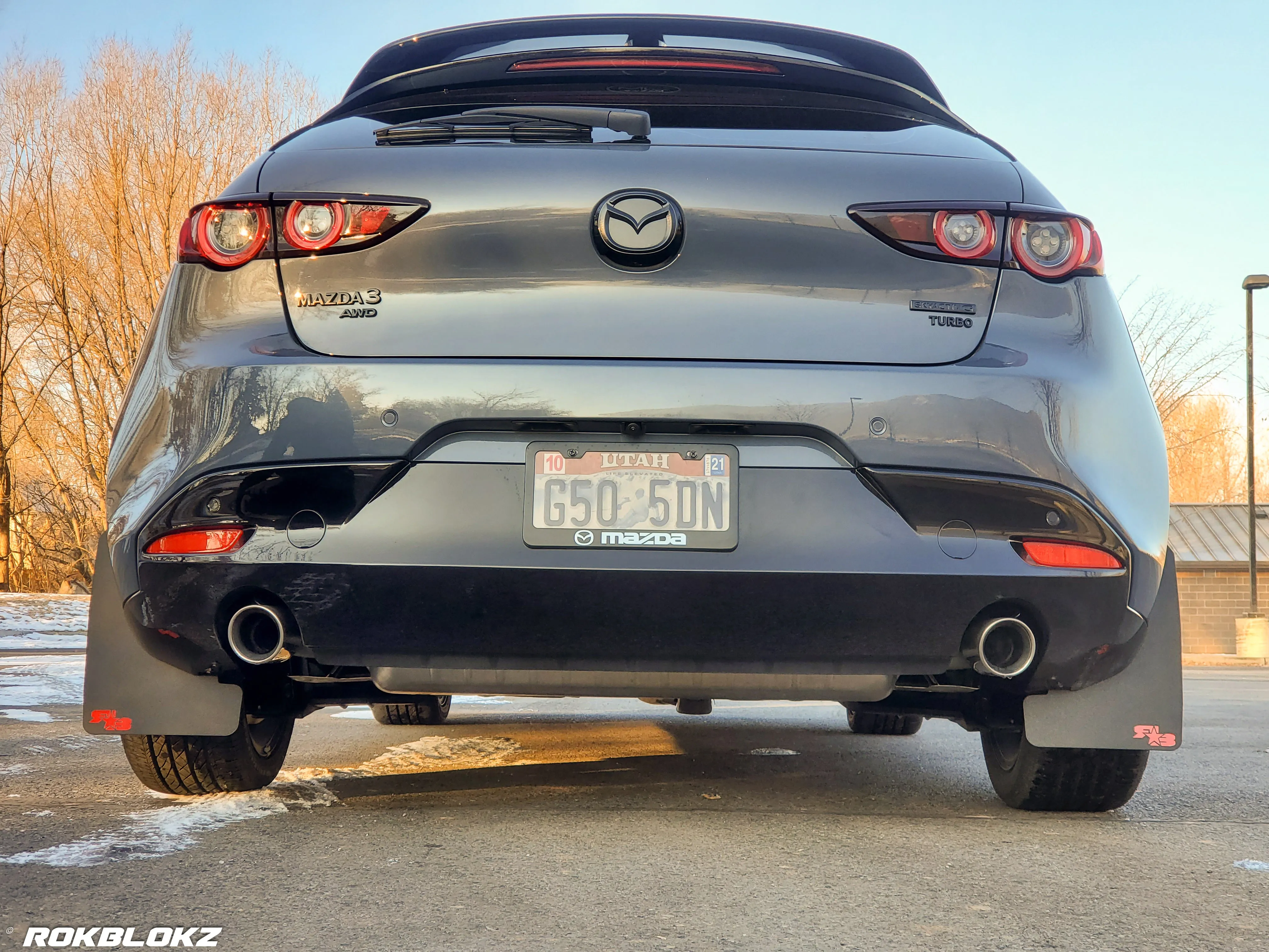 MAZDA3 Hatchback 2019  Rally Mud Flaps