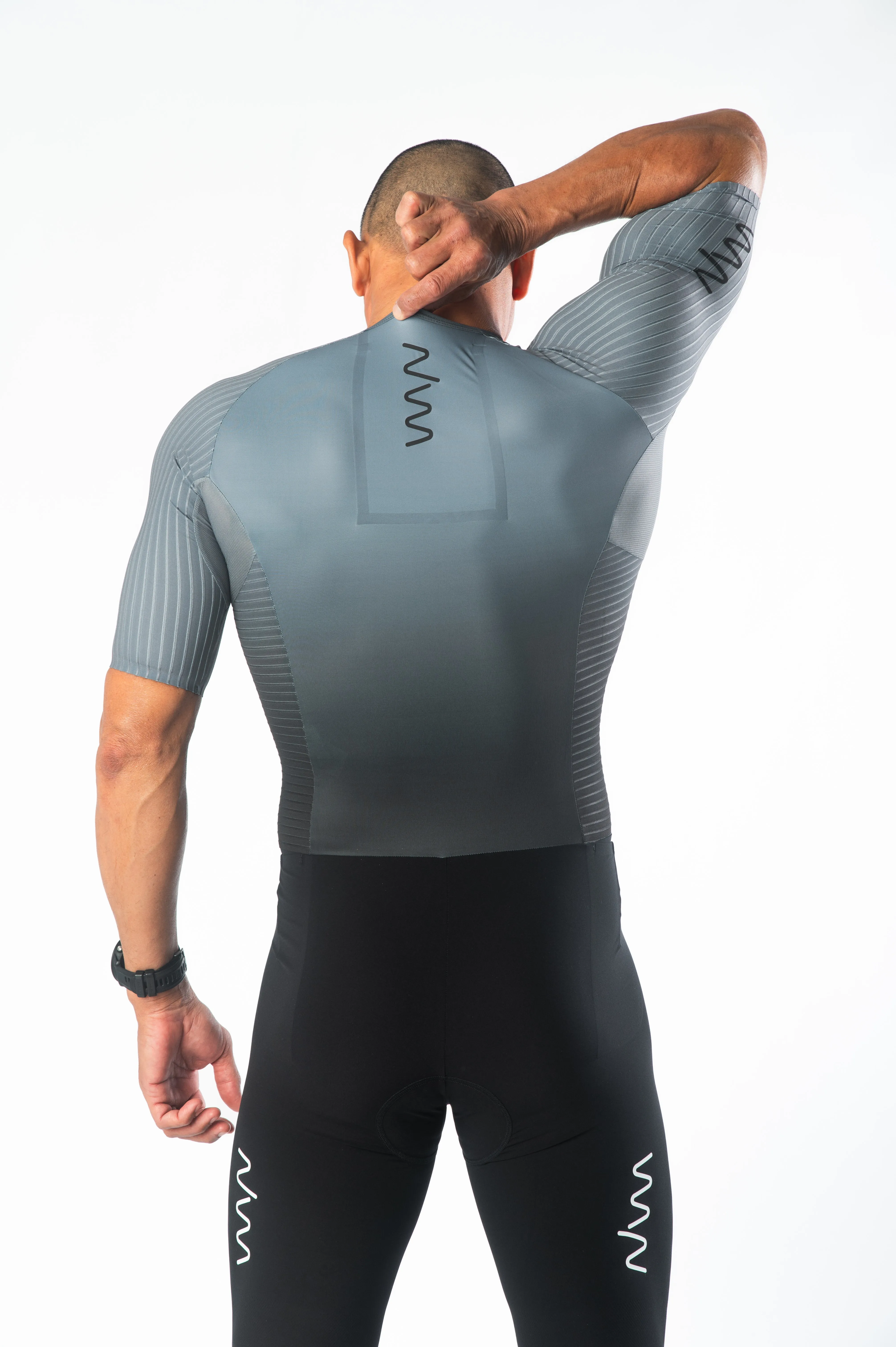 Men's CdA Aero Triathlon Suit - Gunmetal Gray