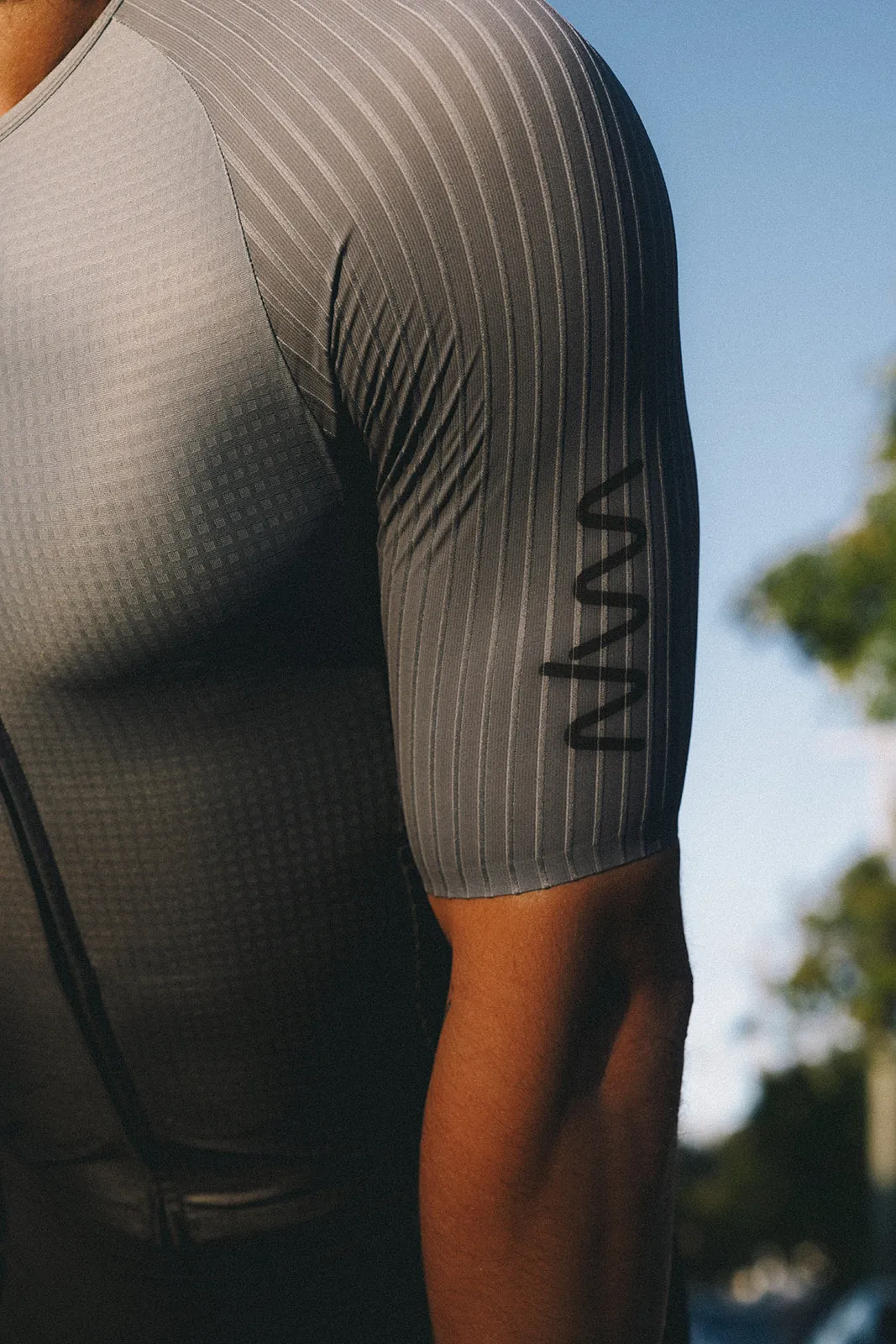 Men's CdA Aero Triathlon Suit - Gunmetal Gray