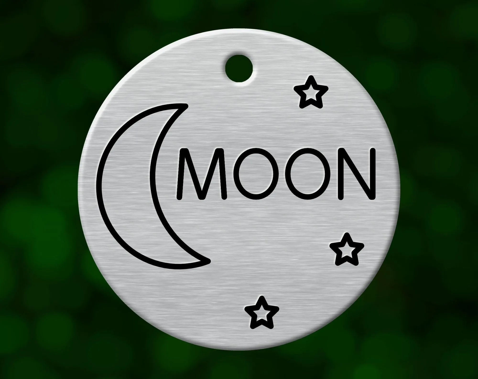 Moon Dog Tag