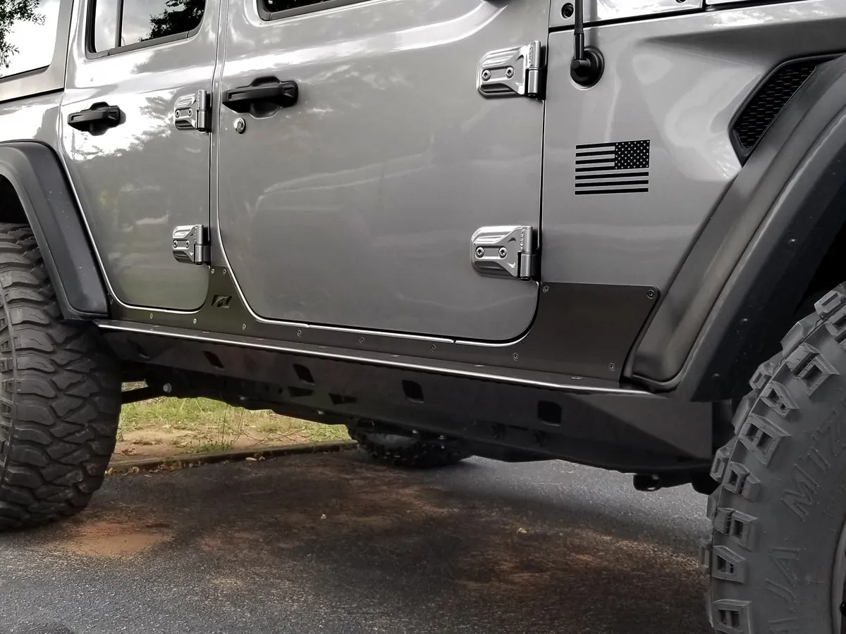MOTOBILT Crusher Series Rocker Guards for 18-up Jeep Wrangler JL & 20-up Gladiator JT