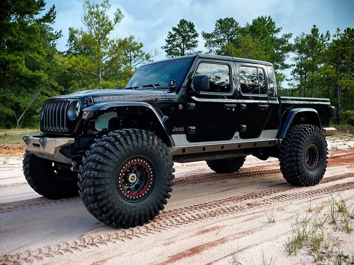 MOTOBILT Crusher Series Rocker Guards for 18-up Jeep Wrangler JL & 20-up Gladiator JT