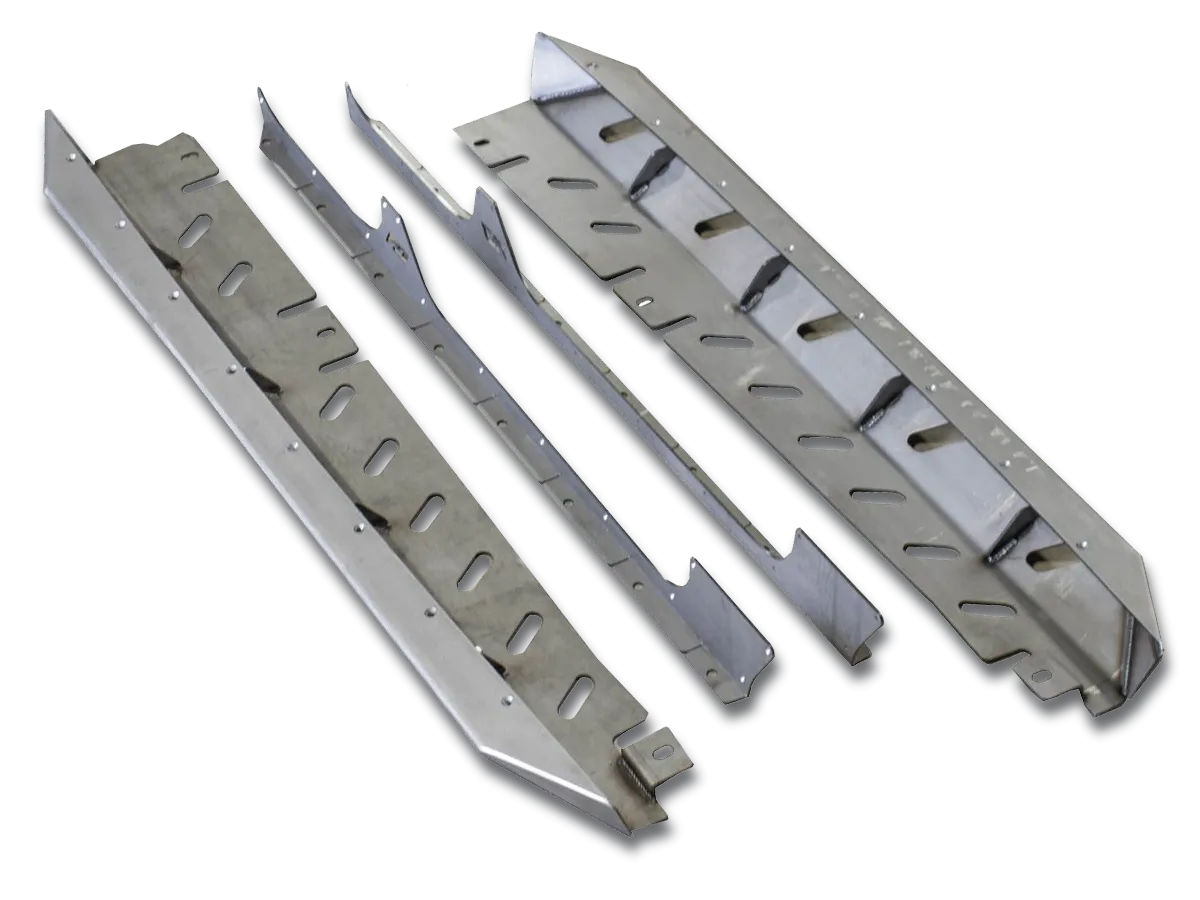 MOTOBILT Crusher Series Rocker Guards for 18-up Jeep Wrangler JL & 20-up Gladiator JT