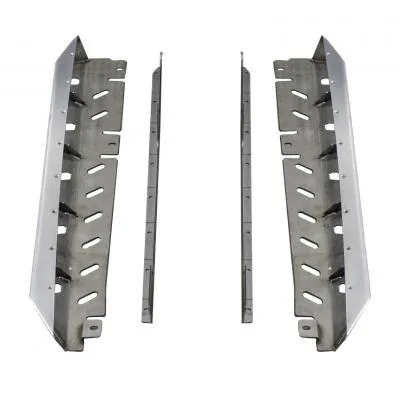 MOTOBILT Rocker Guards Crusher Series with Steps for 18-up Wrangler JL Unlimited